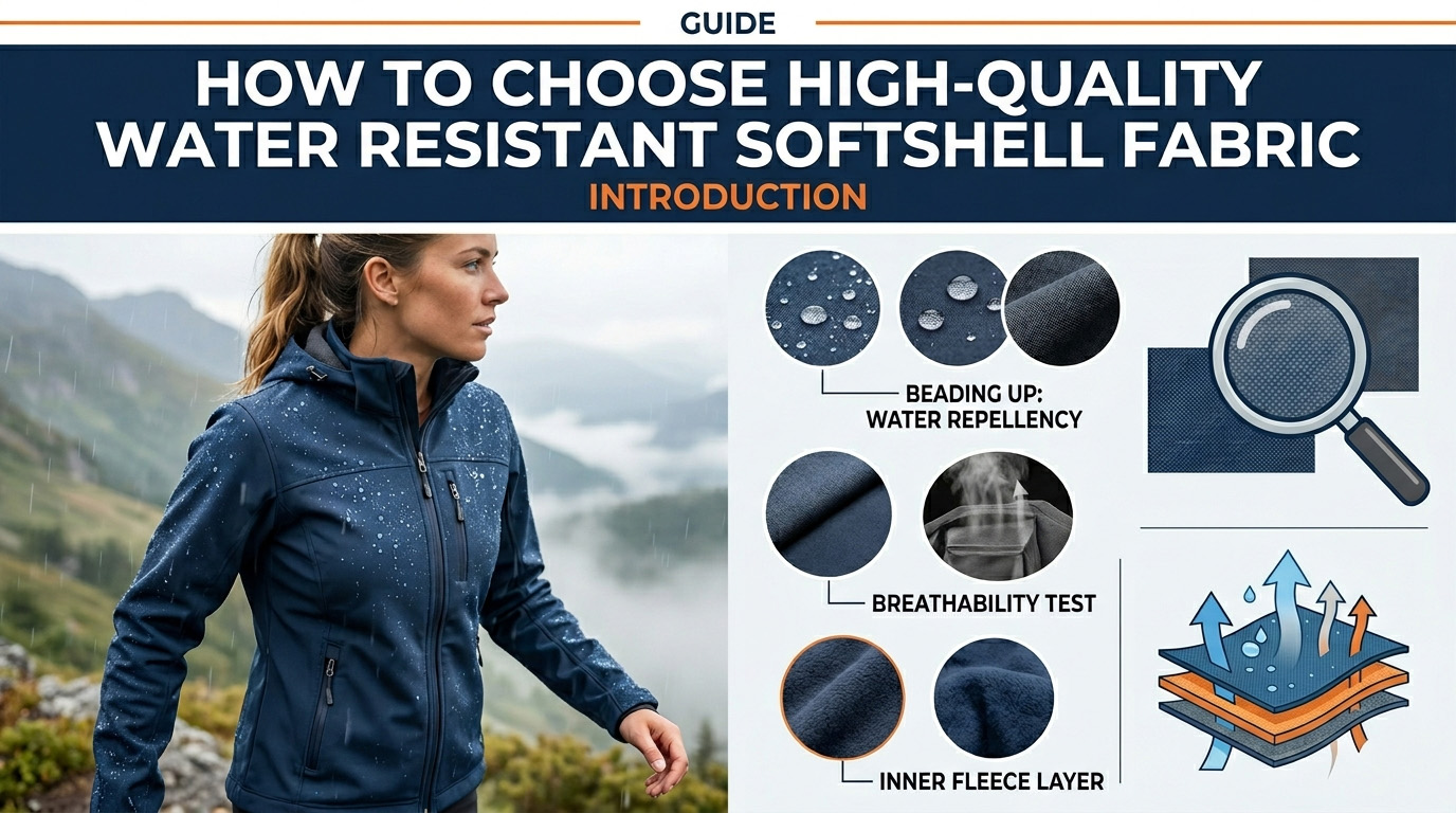 Cách Chọn Vải Softshell Chống Nước Cao Cấp