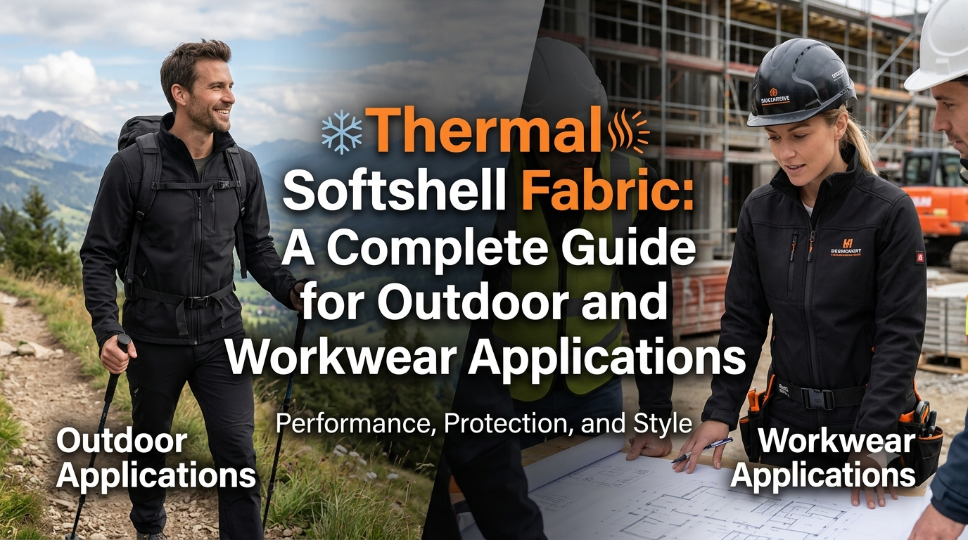 Vải Softshell giữ nhiệt: Hướng dẫn đầy đủ cho các ứng dụng quần áo ngoài trời và quần áo bảo hộ lao động
