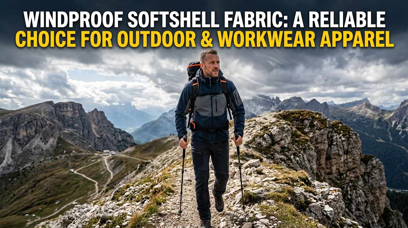 Vải Softshell chống gió: Sự lựa chọn đáng tin cậy cho trang phục ngoài trời và quần áo bảo hộ lao động
