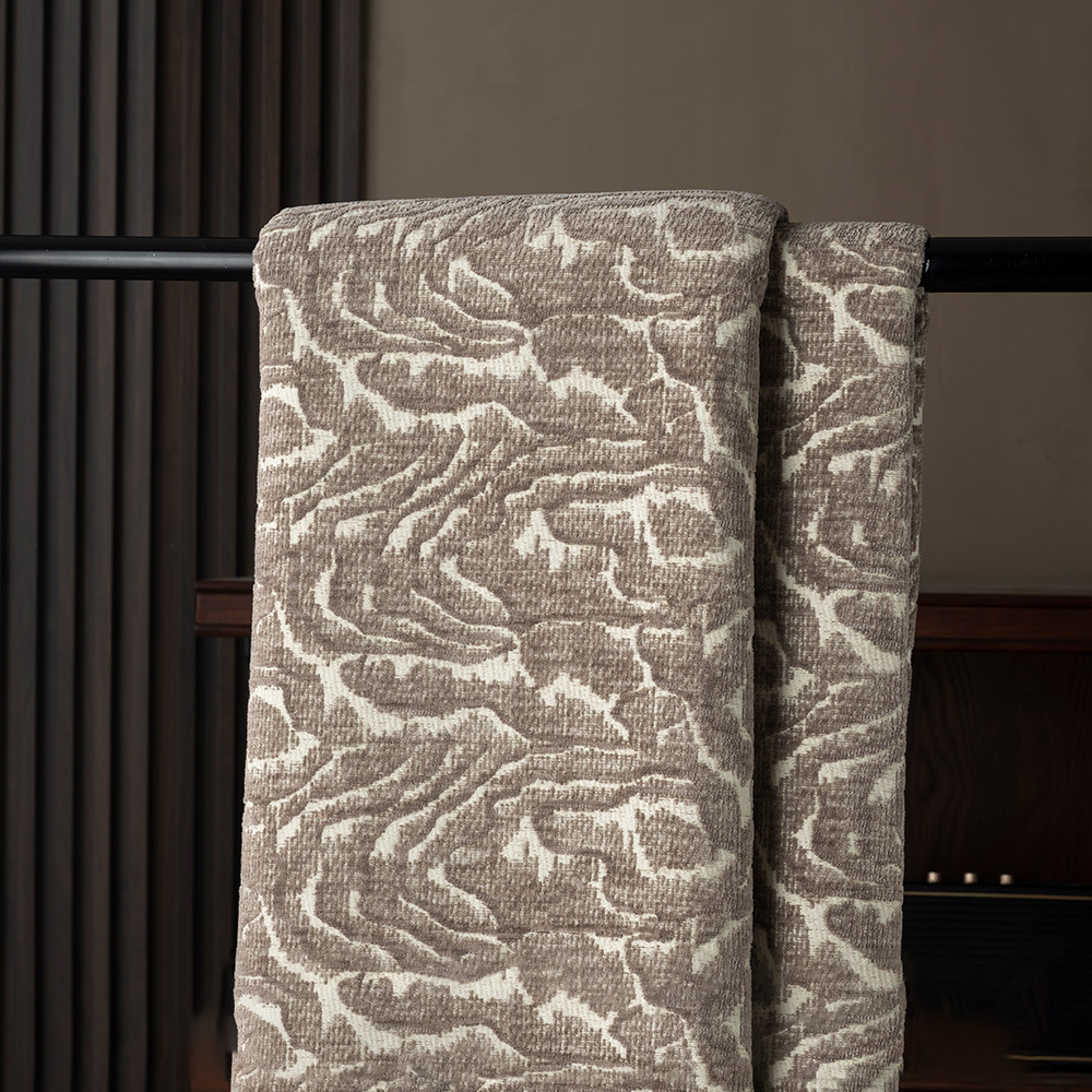 Luxury Jacquard Curtain Fabric