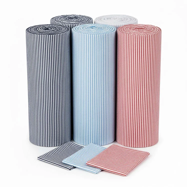 Lớp lót Oxford sọc polyester Lớp lót Oxford sọc polyester